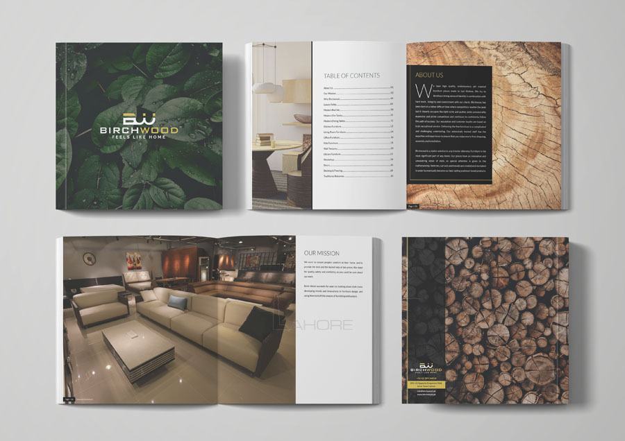 Luxury Furniture Catalogue Design