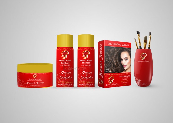 Cosmetic Hair Products Branding