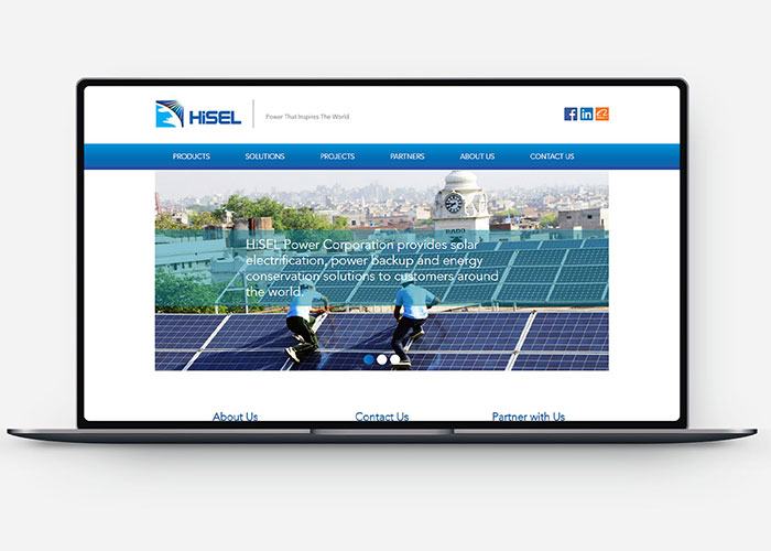 Website Design & Development For Hisel Power - Image