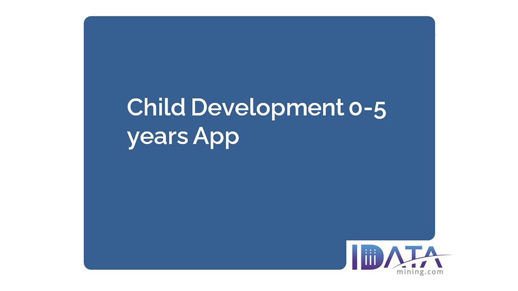 Child Development 0-5 Years App - Powerpoint Slideshow design